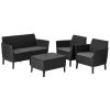 Záhradný set Keter Salemo 2 seater sofa - graphite/cool grey