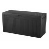 Keter Comfy Brown - zahradní úložný box 270 L - graphite