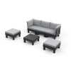 Záhradný nábytok Elements 5-miestny - Graphite