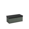 Záhradný box Darwin 380 L - 143 x 65 x 55 cm - zelený