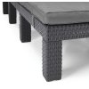 Záhradné lehátko Keter Daytona De Luxe - 195 x 65 x 25,5 cm - grafit / sivá
