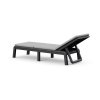 Záhradné lehátko KETER MALLORCA 187,5 x 58 x 29 cm - grafit s poduškou