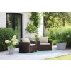 Zahradní křeslo KETER California Chair 2ks - 83 x 68 x 72 cm - hnědá / krémová