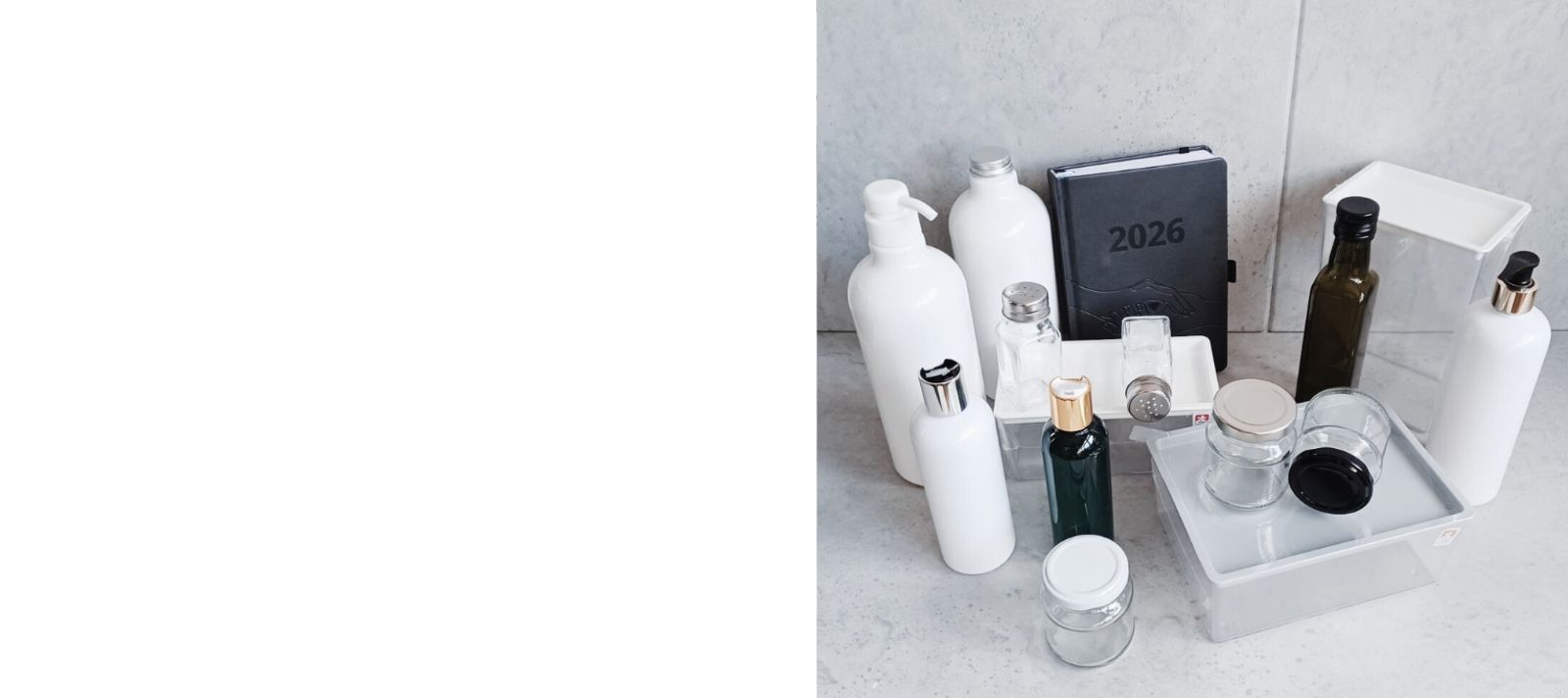 Lednový výprodej DomaLEP – lahvičky, láhve, diáře, dózy, kořenky a solničky