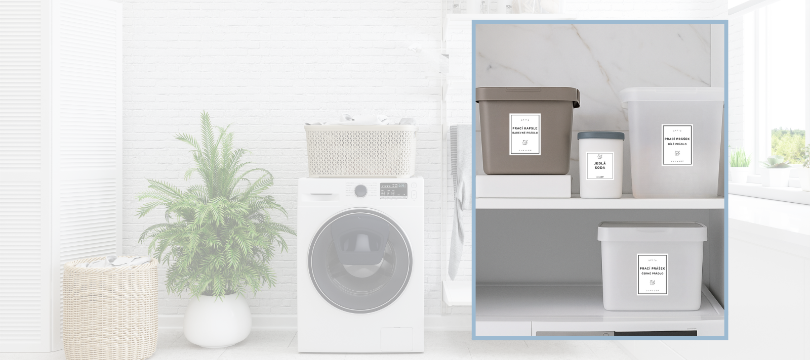 Samolepky na úklidové a čistící prostředky – ekologické řešení pro opakované použití.