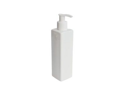 davkovac mydla 250 ml bily hranaty bila pumpicka