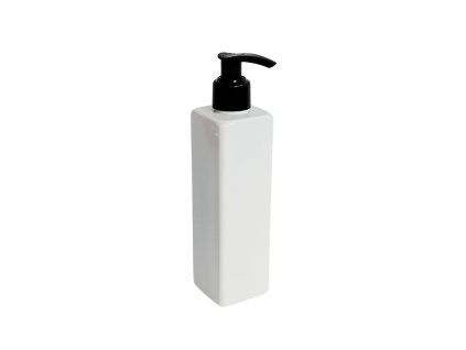 davkovac mydla 250 ml bily hranaty cerna pumpicka