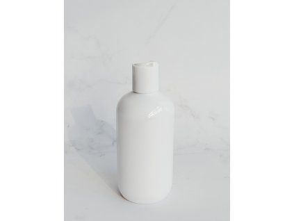 Bílá lahvička BELA 300 ml černá s bílým DISC TOP
