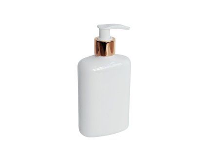 davkovac mydla 250 ml bily oval bilo zlata pumpicka