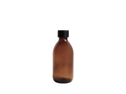 davkovac skleneny hnedy 250 ml mona uzaver cerny matny