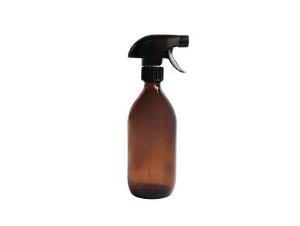 davkovac skleneny hnedy 500 ml mona cerny rozprasovac