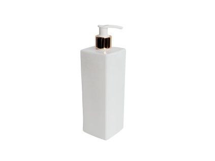 davkovac mydla 500 ml bily hranaty bilo zlata pumpicka