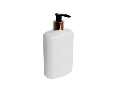 davkovac mydla 400 ml bily oval cerno zlata pumpicka
