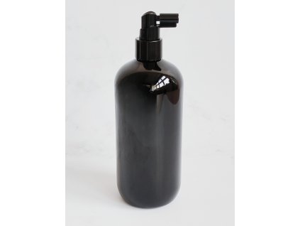 Černá lahvička BELA 500 ml a černým sprejem