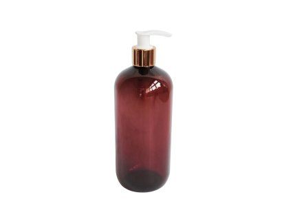 davkovac mydla 500 ml hnedy bilo zlata pumpicka