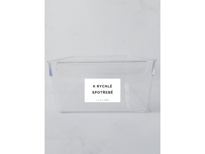 k rychle spotrebe bila omyvatelna samolepka bez ramecku na boxy dozy do lednice rozmer 6 x 4 cm tucne pismo domalep komplet