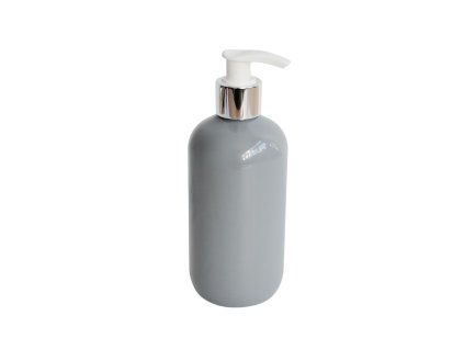 davkovac mydla 300 ml sedy bilo stribrna pumpicka