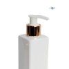 davkovac mydla 250 ml bily hranaty bilo zlata pumpicka detail