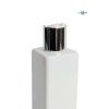 davkovac mydla 250 ml bily hranaty bilo stribrny disc top detail
