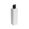 davkovac mydla 250 ml bily hranaty cerno stribrny disc top