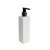 davkovac mydla 250 ml bily hranaty cerno stribrna pumpicka