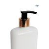 davkovac mydla 250 ml bily oval cerno zlata pumpicka detail