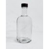 Sklenena lahev APOLO 500 ml s uzaverem tmave drevo