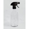 SKLENĚNÁ LÁHEV STELLA 540 ml s černým rozprašovačem