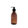 15905 1 davkovac skleneny hnedy 250 ml mona cerna hladka pumpicka