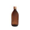 15944 1 davkovac skleneny hnedy 500 ml mona uzaver svetle drevo