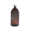 davkovac skleneny hnedy 1000 ml mona uzaver stribrny