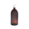 16154 1 davkovac skleneny hnedy 1000 ml mona bila pumpicka