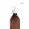 16172 2 davkovac skleneny hnedy 250 ml mona bila pumpicka detail