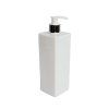 davkovac mydla 500 ml bily hranaty bilo stribrna pumpicka