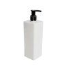 davkovac mydla 500 ml bily hranaty cerno stribrna pumpicka