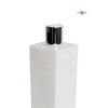 davkovac mydla 500 ml bily hranaty bilo stribrny disc top detail