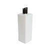 davkovac mydla 500 ml bily hranaty cerno stribrny disc top