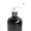 davkovac mydla 500 ml cerny bilo stribrna pumpicka detail