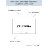 ZELENINA průhledná samolepka s rámečkem, tučné písmo, rozměr 6 × 4 cm na boxy, šuplíky a dózy do lednice