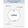 CIZRNA průměr 5 cm – bílá vinylová, voděodolná, omyvatelná samolepka na dózy, tučné písmo