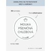 MOUKA PŠENIČNÁ CHLEBOVÁ průměr 5 cm – bílá vinylová, voděodolná, omyvatelná samolepka na dózy, základní písmo