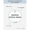 KRUPICE RÝŽOVÁ JEMNÁ průměr 5 cm – bílá vinylová, voděodolná, omyvatelná samolepka na dózy, tučné písmo