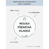 MOUKA PŠENIČNÁ HLADKÁ průměr 5 cm – bílá vinylová, voděodolná, omyvatelná samolepka na dózy, tučné písmo