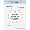 MOUKA PŠENIČNÁ CHLEBOVÁ průměr 5 cm – bílá vinylová, voděodolná, omyvatelná samolepka na dózy, tučné písmo