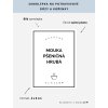 MOUKA PŠENIČNÁ HRUBÁ 6 × 8 cm – bílá vinylová, voděodolná, omyvatelná samolepka na dózy, tučné písmo