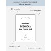 MOUKA PŠENIČNÁ POLOHRUBÁ 6 × 8 cm – bílá vinylová, voděodolná, omyvatelná samolepka na dózy, tučné písmo