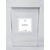 QUINOA 5 × 5 cm – bílá vinylová, voděodolná, omyvatelná samolepka na dózy, základní písmo komplet