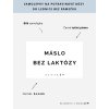 maslo bez laktozy bila omyvatelna samolepka bez ramecku na boxy dozy do lednice rozmer 6 x 4 cm tucne pismo domalep