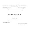 Samolepka OCHUCOVADLA bez rámečku, 6 x 4 cm, průhledná, tučně, DomaLEP.