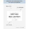 smetana bez laktozy bila omyvatelna samolepka bez ramecku na boxy dozy do lednice rozmer 6 x 4 cm tucne pismo domalep
